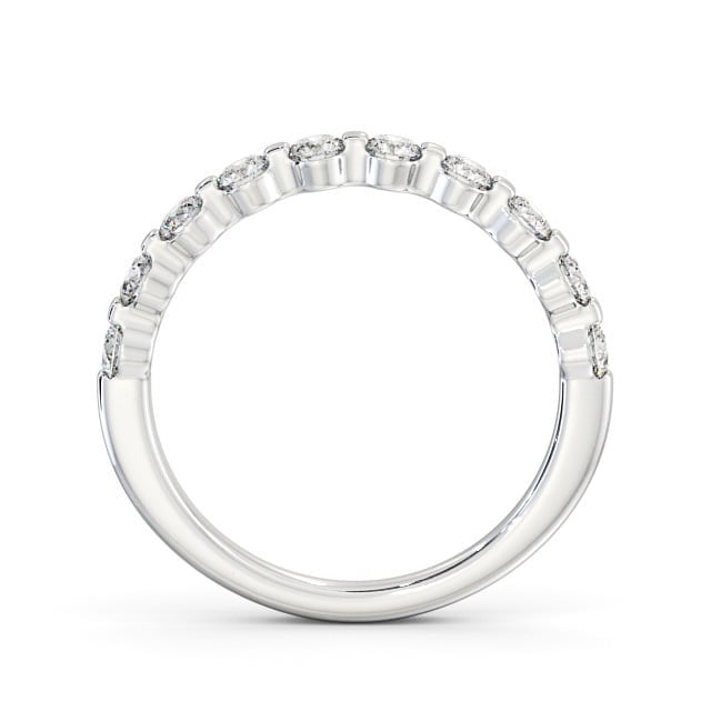 Mae Half Eternity Round Lab Diamond Tension Set Ring